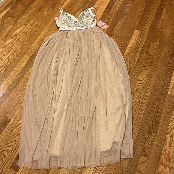BHLDN Avery Dress in Blush Size 4 - Picture 11 of 11